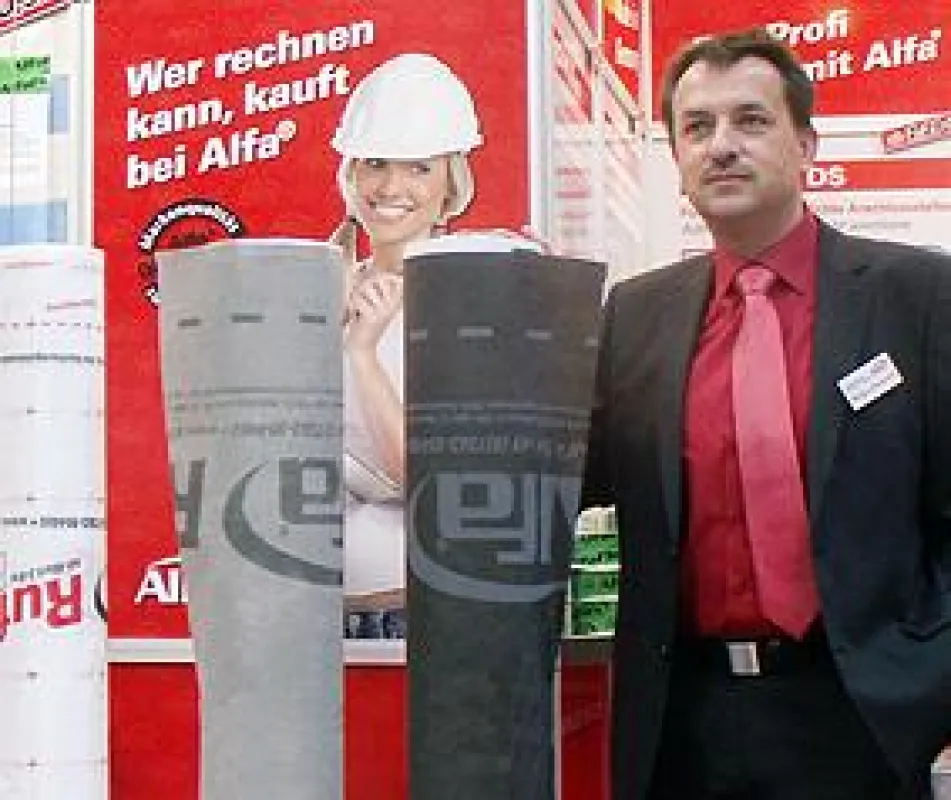 Präsentation der hochwertigen Steildachbahnen Alfa Rufol