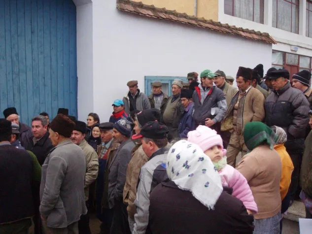 Bild: Rumänien -  Sondermüllverbrennungsanlage in Alzen/ Altîna – boykottiert von den EinwohnerInnen des Harbachtals