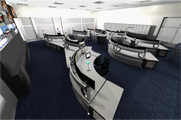 WTG Gruppe und die Sinus Nachrichtentechnik statten neue Leitstelle Borken aus Bild: WTG Gruppe und die Sinus Nachrichtentechnik statten neue Leitstelle Borken aus