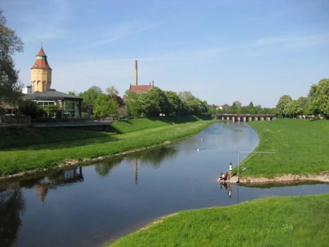 Der Rhein bei Rastatt. Foto: Radissimo