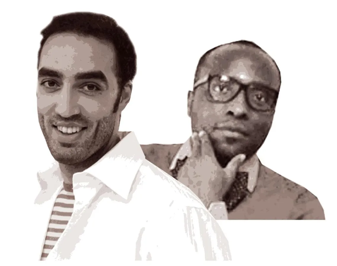 Samir Fuchs und Bonaventure Ndikung geben Einblicke in ihre Berufe.