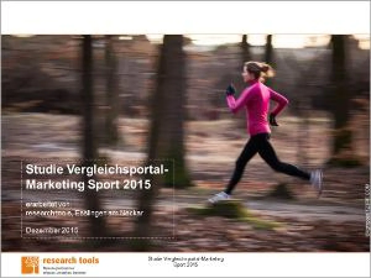 Studie Vergleichsportal-Marketing Sport 2015