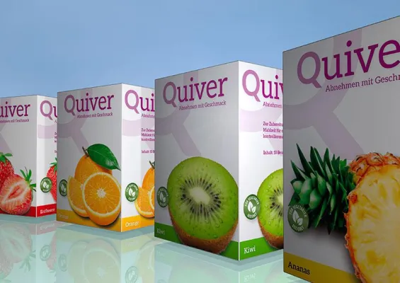 Bild: Appetitlich, natürlich und lecker: TRNDLB realisiert Brand- und Packaging Design für Quiver Diät-Drink