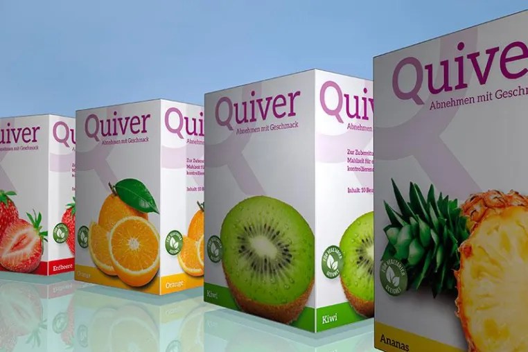 Bild: Appetitlich, natürlich und lecker: TRNDLB realisiert Brand- und Packaging Design für Quiver Diät-Drink