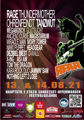 Bild: PM: Das rock for animal rights 2021 soll am 13. und 14.08.2021 stattfinden.