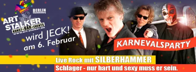 Bild: Karnevalsparty: ART Stalker wird jeck - Live Rock mit Silberhammer