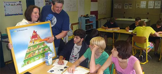 Bild: Gesundheitstag in der Realschule Schloss Varenholz