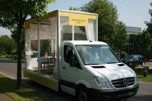 Bild: Showroom Van – Mobile Werbekampagnen auf vier Rädern