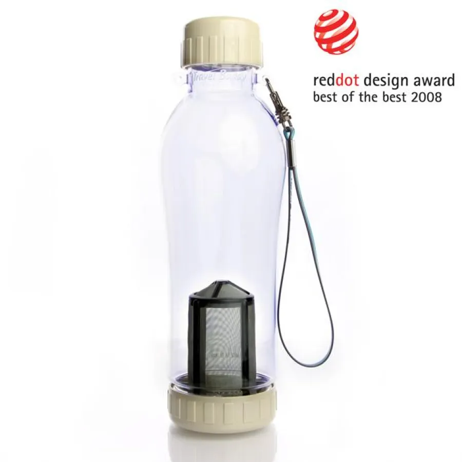 Tee-Mobil, die mobile Designer-Tee-Flasche von Tea-Nobilis.de, mit dem reddot design award ausgezeichnet