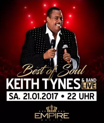 Keith Tynes & Band LIVE - Best of Soul! Bild: Keith Tynes & Band LIVE - Best of Soul!