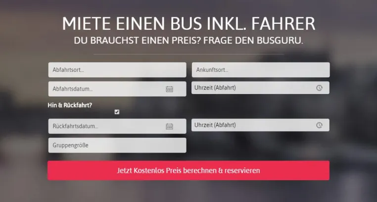 Kostenlose Preiseinsicht für Gruppen die Reisebusse mieten möchten Bild: Kostenlose Preiseinsicht für Gruppen die Reisebusse mieten möchten