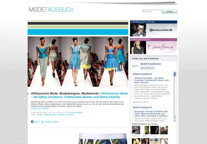 DePauli AG startet Modetagebuch.de als Fashion-Blog Bild: DePauli AG startet Modetagebuch.de als Fashion-Blog