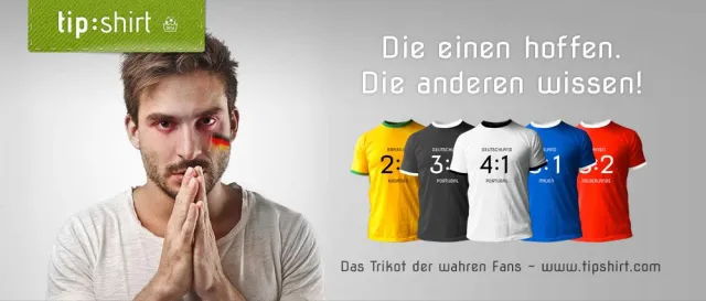 Bild: Zur WM: tip:shirt – das Trikot der wahren Fans.