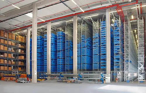 Bild: Platz für über 10.000 neue Behälterboxen