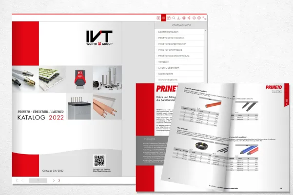 Blättern, navigieren, online bestellen – mit dem neuen IVT Blätterkatalog Bild: Blättern, navigieren, online bestellen – mit dem neuen IVT Blätterkatalog