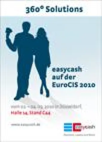 Bild: easycash auf der EuroCIS 2010 - „360° Solutions“: Eine runde Sache