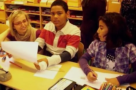 Der Fischmarkt kommt in die Schule Bild: Der Fischmarkt kommt in die Schule