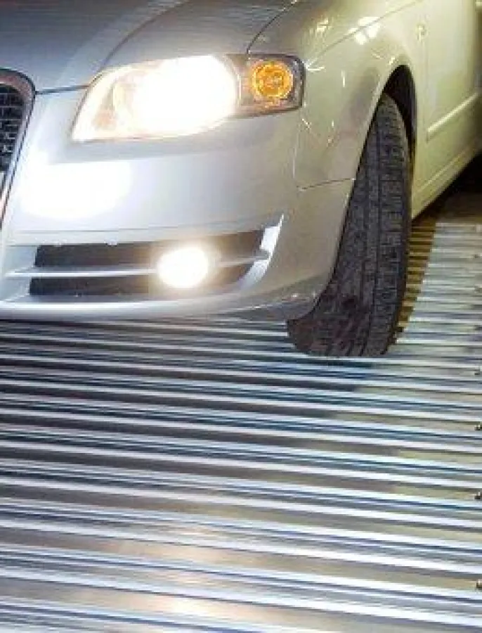 Doppelparker-Stellplatz nach der Sanierung