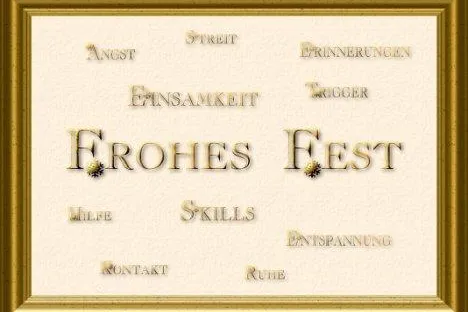 Bild: Frohes Fest ~ Praktische Ideen für die Weihnachtszeit für traumatisierte Menschen auf blumenwiesen.org