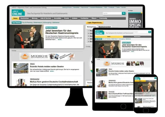 Bild: News aus Hotellerie und Gastronomie direkt aufs Smartphone oder Tablet