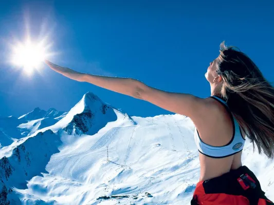 Bild: Zell am See-Kaprun - wo der Schnee nicht weichen mag