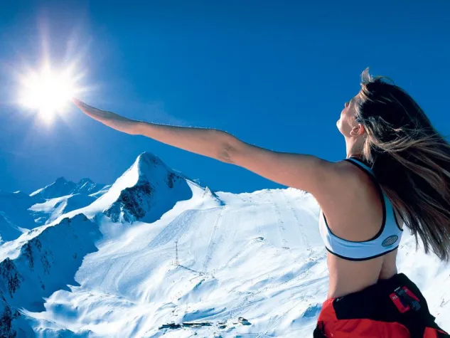 Bild: Zell am See-Kaprun - wo der Schnee nicht weichen mag