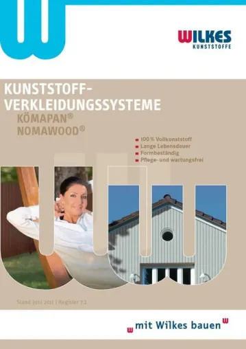 Bild: Aktuelle Broschüre zu pflegeleichten Nut- und Federprofilen sowie Profilbrettern