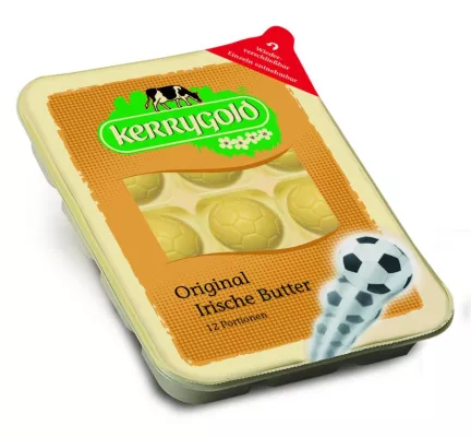 Bild: Anpfiff zum Frühstück - Kerrygold punktet mit Original Irischer Butter in Fußballform