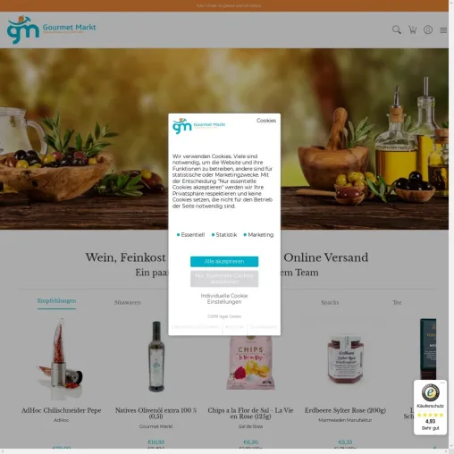 Bild:  Feinkost und Delikatessen Online Shop 
