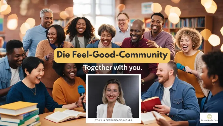 Bild: Buchbestsellerautorin Julia Sperling-Behne M.A. gründet die "Feel-Good-Community"
