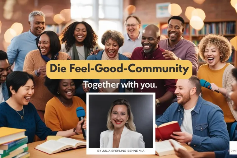 Buchbestsellerautorin Julia Sperling-Behne M.A. gründet die "Feel-Good-Community" Bild: Buchbestsellerautorin Julia Sperling-Behne M.A. gründet die "Feel-Good-Community"