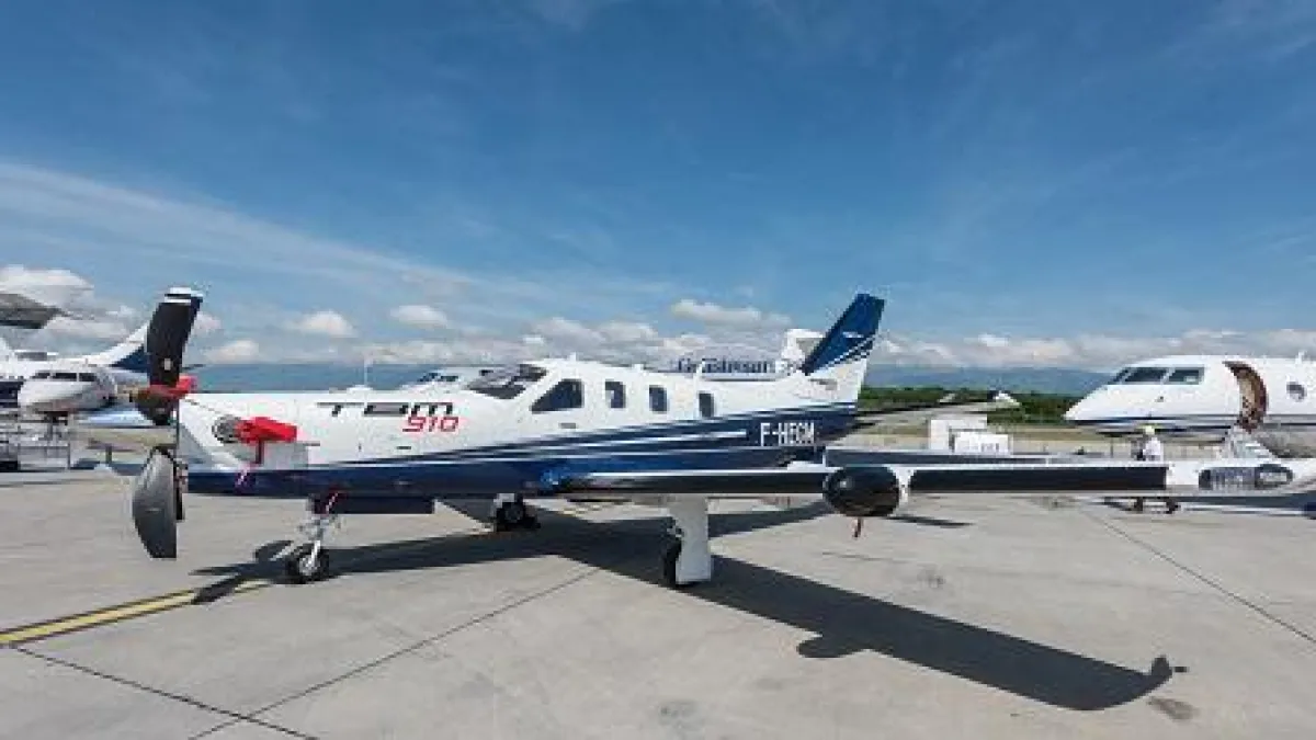 französische Produkte für Geschäftsflieger auf der Genfer EBACE (©Jessica Smith/ebace)