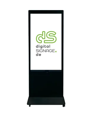 Bild: Digitaler Kundenstopper von digitalSIGNAGE.de - Die Komplettlösung für moderne und flexible Kundenansprache