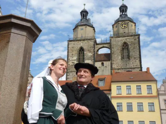 Bild: Zum 20. Mal feiert Wittenberg die Hochzeit von Martin Luther und Katharina von Bora