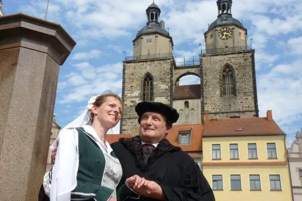 Bild: Zum 20. Mal feiert Wittenberg die Hochzeit von Martin Luther und Katharina von Bora