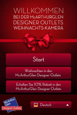 Bild: McArthurGlen Designer Outlets: Weihnachts-App fürs iPhone und iPod touch
