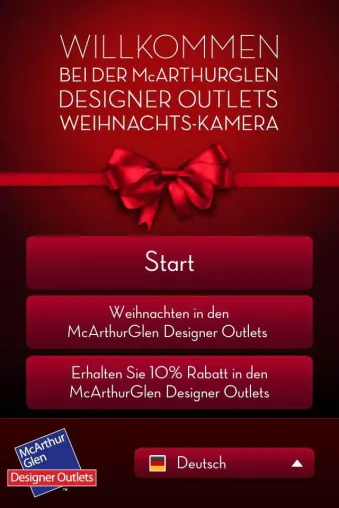 Bild: McArthurGlen Designer Outlets: Weihnachts-App fürs iPhone und iPod touch