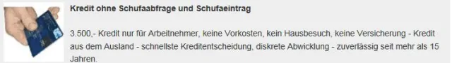Frisches Geld ausländischer Investoren für Konsumkredite in Deutschland Bild: Frisches Geld ausländischer Investoren für Konsumkredite in Deutschland