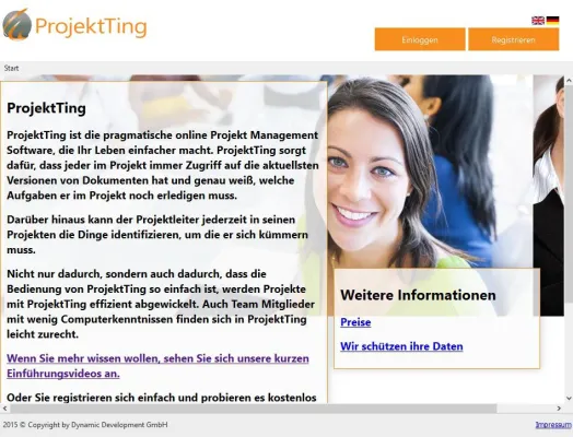 Bild: Kollaboration Plattform ProjektTing jetzt 3 Monate kostenlos