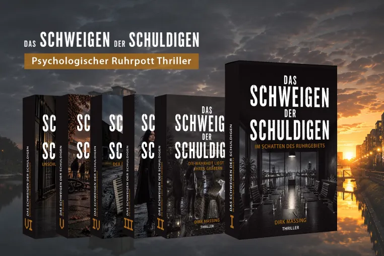 Bild: Das Schweigen der Schuldigen: Psychologische Thriller aus dem Herzen des Ruhrgebiets