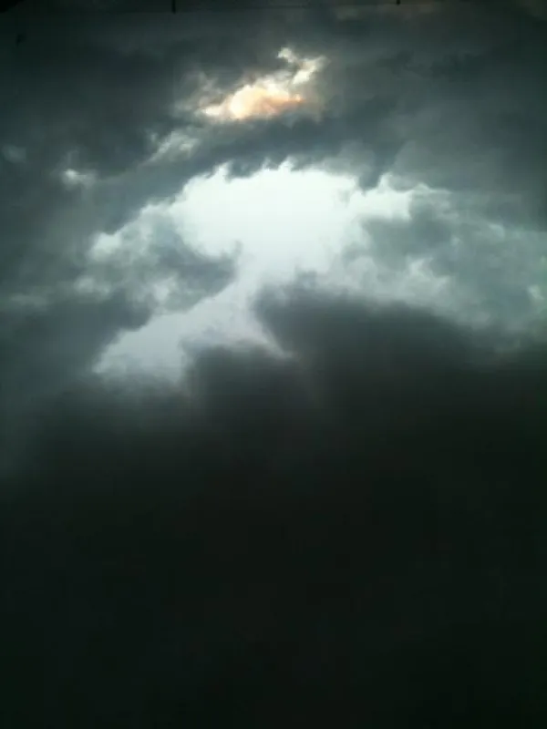 Himmel, 2012, Druck auf Leinwand, 200 x 150 cm