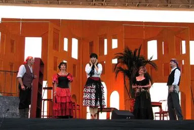 Bild: Carmen Aufführung im Wernigeröder Bürgerpark - Dramatische Handlung und spanisches Temperament