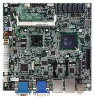 Bild: KINO-CVR-D25502/N26002 – Mini-ITX Board mit Intel Atom Dual Core D2550/N2600 Prozessor