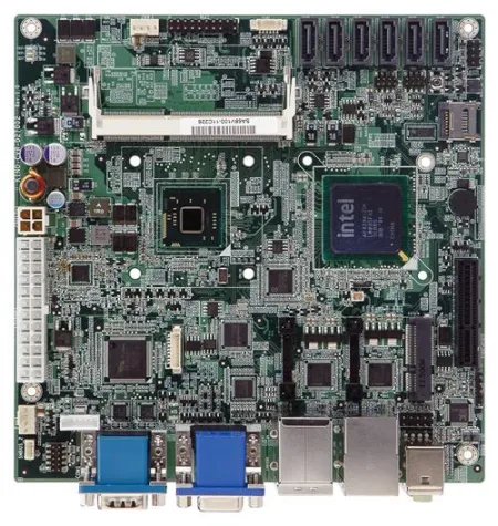 Bild: KINO-CVR-D25502/N26002 – Mini-ITX Board mit Intel Atom Dual Core D2550/N2600 Prozessor
