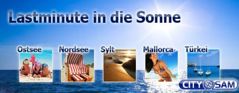 Bei 30 Grad wird Deutschland zum beliebtesten Last-Minute-Ziel Bild: Bei 30 Grad wird Deutschland zum beliebtesten Last-Minute-Ziel