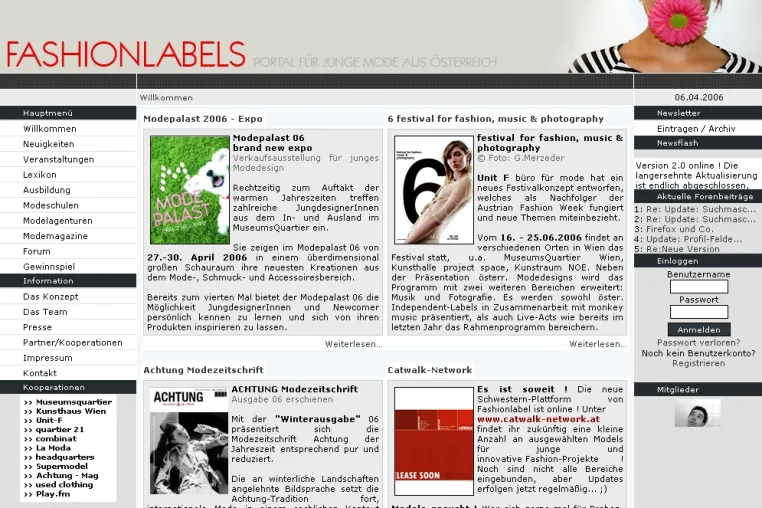 Fashionlabels - neues Modeportal für österreichisches Modedesign Bild: Fashionlabels - neues Modeportal für österreichisches Modedesign