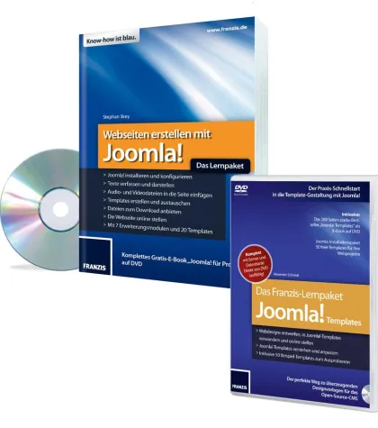 Bild: Franzis bringt Lernpakete für Webseiten Content Management System Joomla!