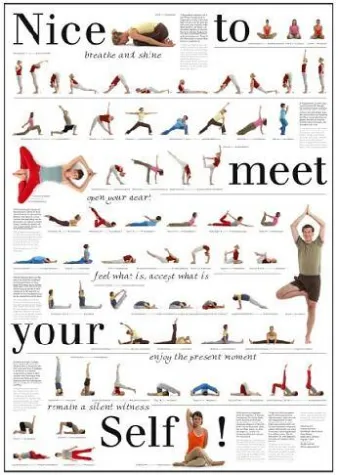 Bild: Yoga-Poster zeigt 69 Asanas