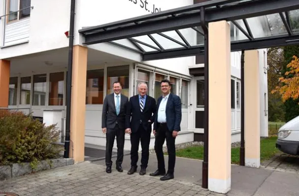 Bild: Landtagsabgeordneter August Schuler besucht Stiftung Liebenau