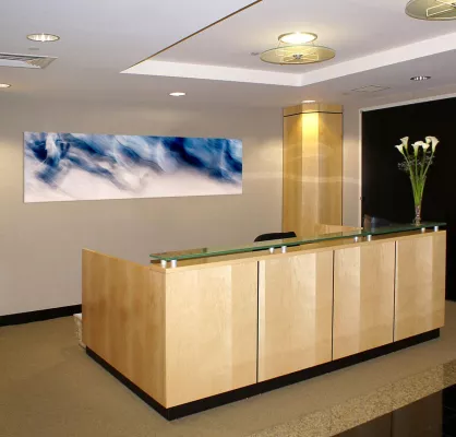 Akustikbilder von freiraum optimieren die Raumakustik und sind einzigartige Gestaltungselemente Bild: Akustikbilder von freiraum optimieren die Raumakustik und sind einzigartige Gestaltungselemente